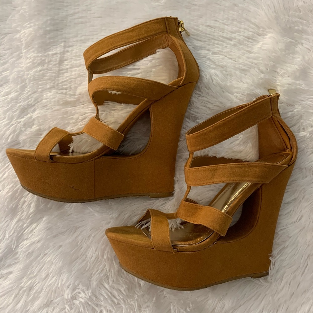 Tan wedges